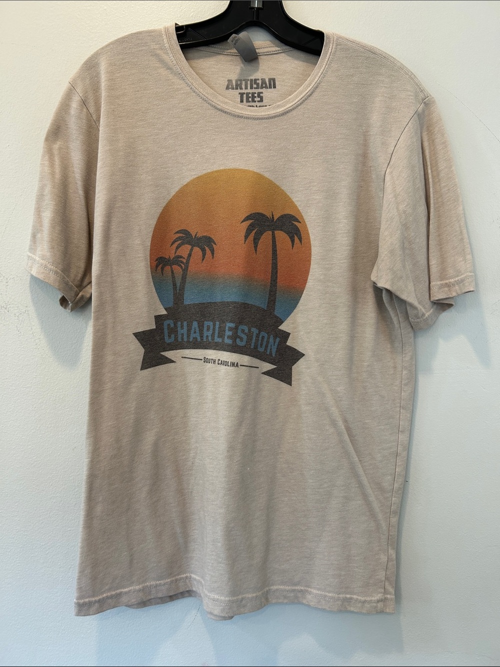 Artisan Sand Charleston Palm Sunset Tee